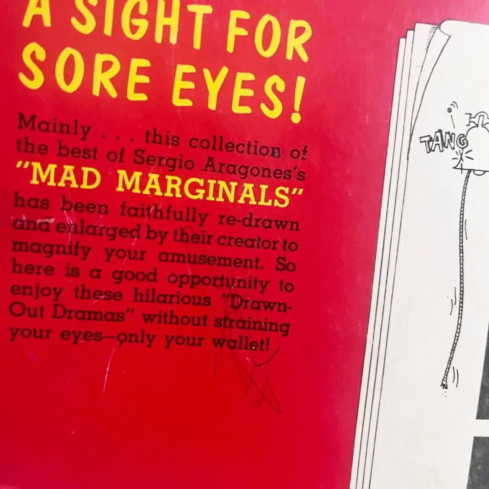 Sergio Aragones MAD Marginals Warner Paperback Library Drawn-Out Dramas Vintage